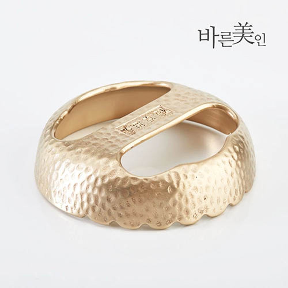 YEDAMUN Bangjja Bronze Gua Sha Massager, Both Hands - Traditional Korean Meridian Massage Tool, Handmade Non-Toxic Wellness Tool _ Made in KOREA